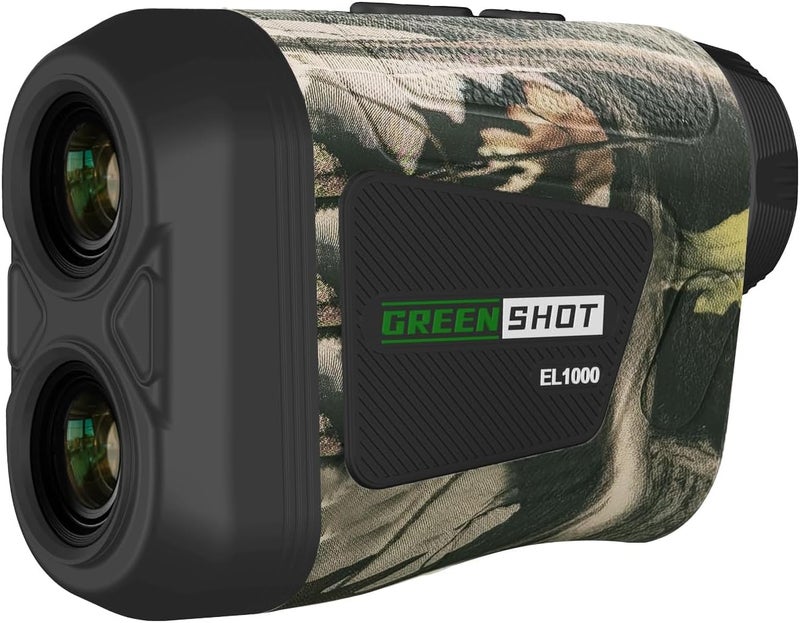 GREEN SHOT Range Finder for Hunting - 1200 Yards Golf Rangefinder with Slope Switch, Flag Lock, Speed Mode, Waterproof Rechargeable Hunting Range Finder, Ideal for Archery, Golf, Bow Hunter - Image 1